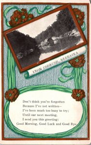 Nebraska Oshkosh With Poem 1910