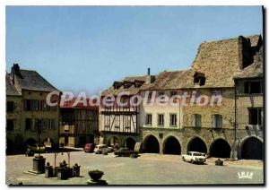 Postcard Old Sauveterre Rouergue Aveyron Bastide Royale