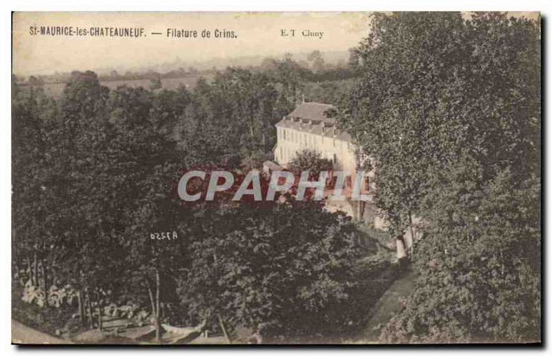 Postcard Old St Maurice the Chateauneuf Spinning Crins