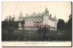 Old Postcard Chateau De Rambouillet South Facade