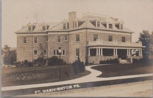 RPPC Postcard 223 Madison Ave Fort Washington PA