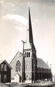 COLORADO Co Postcard Real Photo RPPC c40s LEADVILLE Catholic Church