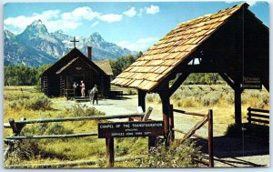 Postcard - Chapel of the Transfiguration, Moose, Wyoming, USA