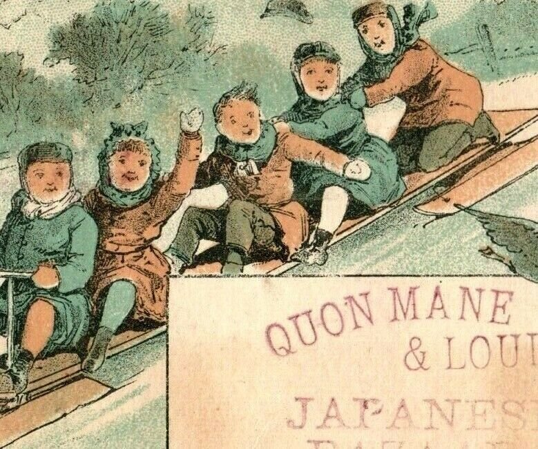 1884 Rare Quon Mane & Louie San Diego Chinese Business Man Importer P219