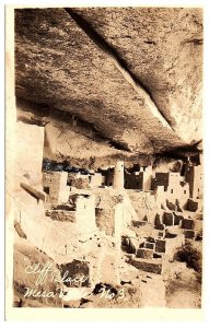 RPPC Postcard Cliff Palace Mesa Verde No 3 Colorado