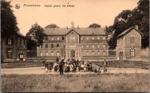 France Armentières Hopital General des Alienes Armentieres Vintage Postcard C015