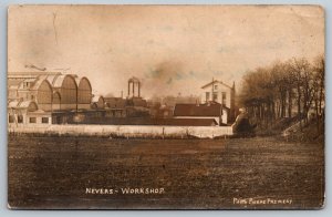 Vintage Postcard RPPC - Nevers - Workshop c1919