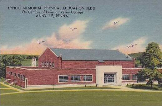 Pennsylvania Annville The Lynch Memorial Physical Education Bilding At Lebano...