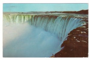 Crest Of Horseshoe Falls, Niagara Falls, Ontario, Vintage 1960 Chrome Postcard