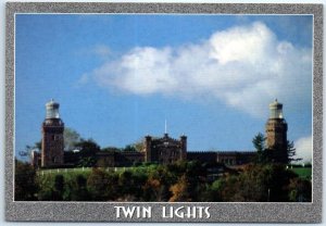 Postcard - Navesink Twin Lights - Highlands, New Jersey