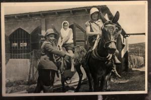 Mint Palestine RPPC Real Picture Postcard Nachalal Girls Farm