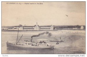 Lighthouse, Ship, Hopital Marin De Pen-Bron, Le Croisic (Loire Atlantique), F...