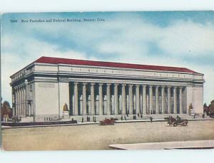 D-back NEWLY BUILT POST OFFICE AND FEDERAL BUILDING Denver Colorado CO hs1393