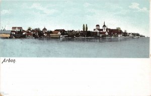 Panorama Arbon Switzerland 1905c postcard