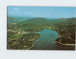 Postcard Well dredged and perfectly sheltered Northeast Harbor, Maine