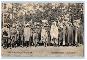 1911 Wunsdorf Muslim Prison Camp WW1 Soviet Prisoner War Mohammedaner Postcard