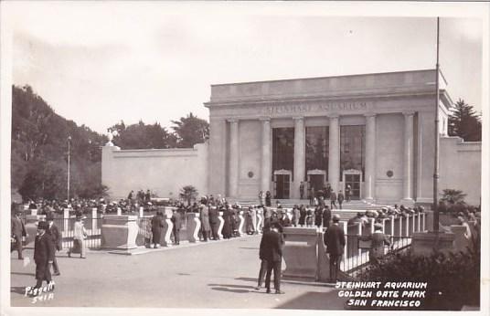 California San Francisco Steinhart Aquarium Golden Gate Park 1946