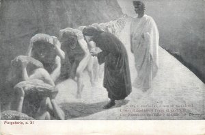 The Divine Comedy Italian poem by Dante Alighieri artist P. Senno Purgatory