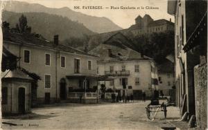 CPA AK FAVERGES Place Gambetta et le Chateau (337668)