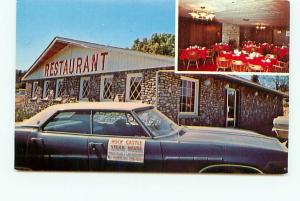 Postcard Kentucky Mount Vernon Rock Castle Steak House Restaurant  # 2870A