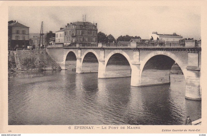 EPERNAY, France, 10-20s; Le Pont De Marne