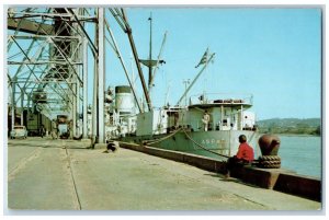 c1960s Cargo Ship Port Albany Capital Empire State Albany New York NY Postcard 