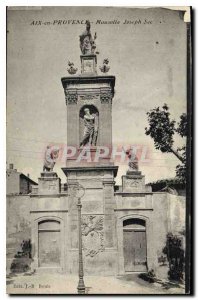 Old Postcard Aix en Provence Mausoleum Joseph Sec