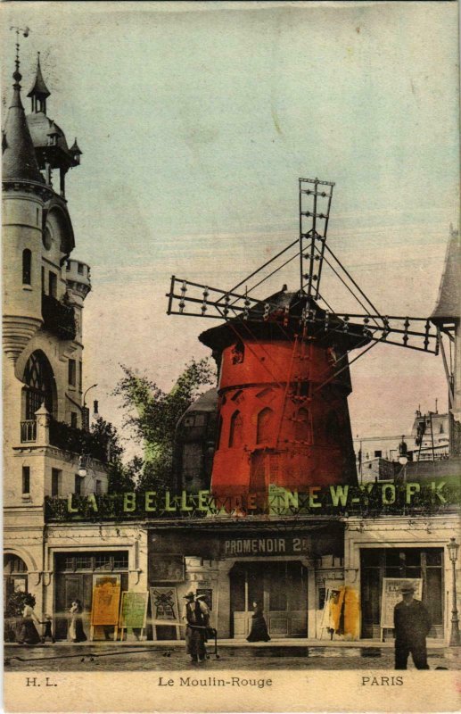 CPA AK PARIS Le Moulin Rouge (971056)