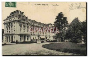 Postcard Old Versailles Trianon Palace