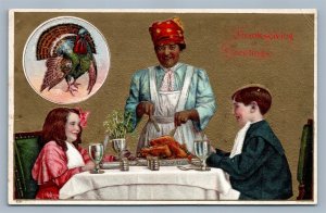 ANTIQUE POSTCARD THANKSGIVING GREETINGS 