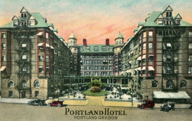 C.1916 Portland Hotel Orchestra Program Oregon Postcard F30