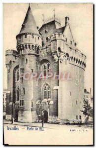 Old Postcard Brussels Porte De Hal