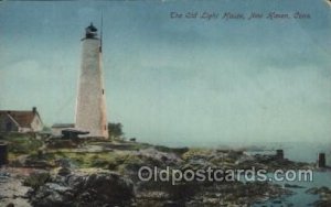 New Haven, Conn USA Lighthouse Unused minor corner wear, very light edge wear...