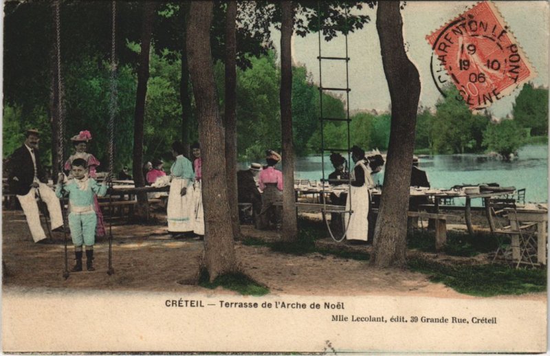 CPA CRÉTEIL - Terrasse de l'Arche de Noel (44896)