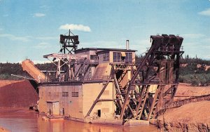 Gold Dredge Mining Fairbanks Alaska postcard