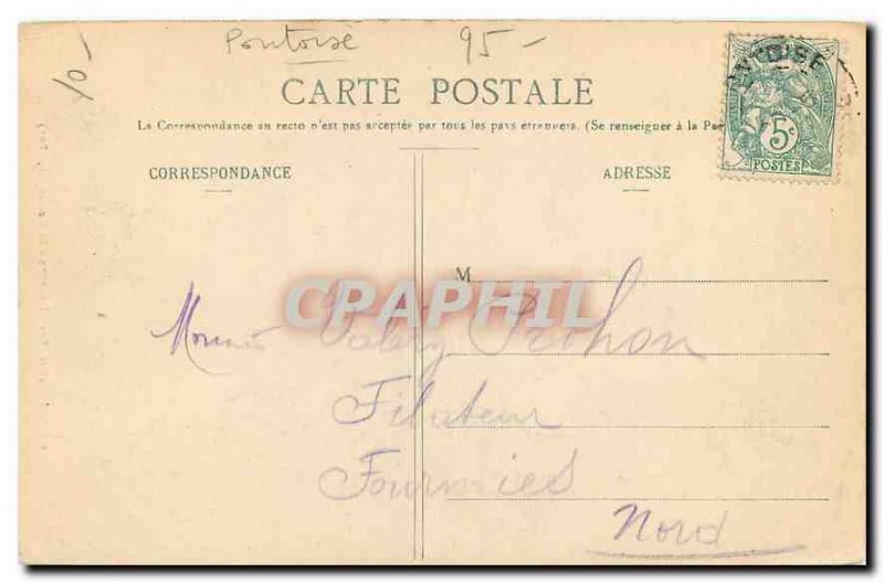 Old Postcard General Leclerc Pontoise