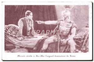 Old Postcard Cinema Messala revealed at the Ben Hur & # 39orgueil ruler of Rome