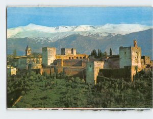Postcard View of the Alhambra and Sierra Nevada, Granada, Spain