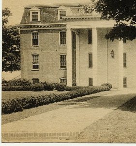 1930s Chestertown MD Maryland Reid Hall Washington College RARE Linen Postcard