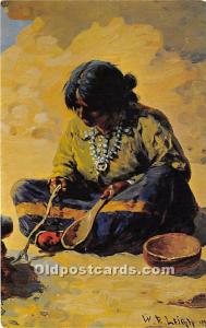 Hopi Woman by William R Leigh Indian Unused 