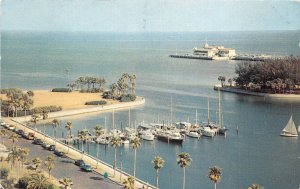 US4 US FL St. Petersburg Florida THe sunshine city aerial view 1959 Bay of Tampa