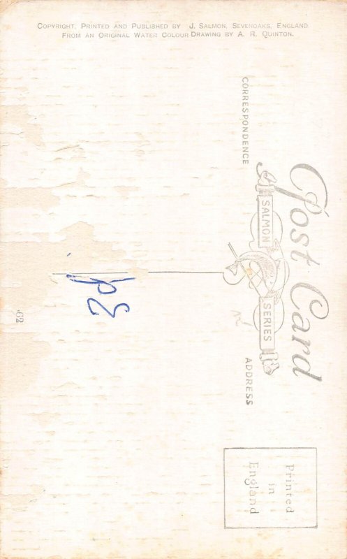 A705 England The Knightwood Oak New Forest vintage postcard