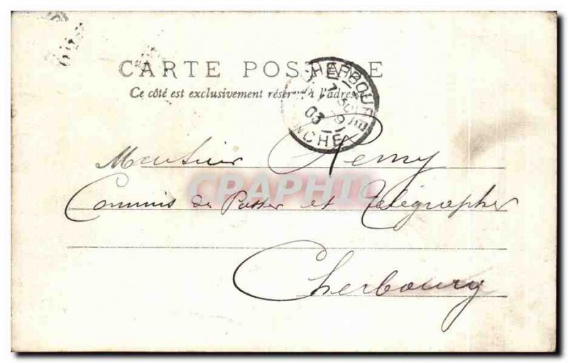 Old Postcard Chambord castle