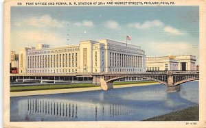 Post Office, Penna. R. R. Station  Philadelphia, Pennsylvania PA