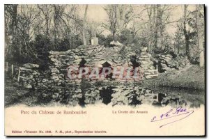 Old Postcard Park Chateau de Rambouillet The Cave of the Lovers