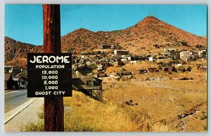 Postcard Jerome Arizona - Ghost Town