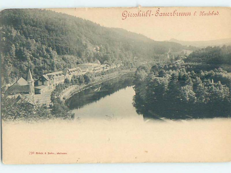Pre-1907 PANORAMIC VIEW Giesshubl - Gieshubl Austria hJ6604