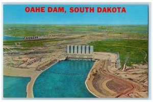 c1960's Oahe Dam World's Largest Earthen Dam Pierre South Dakota SD Postcard