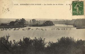 CPA ANDRESY-Fin-D'Oise-La limite de la Peche (260513)