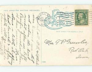 Divided-Back PARK SCENE Omaha Nebraska NE hk8167